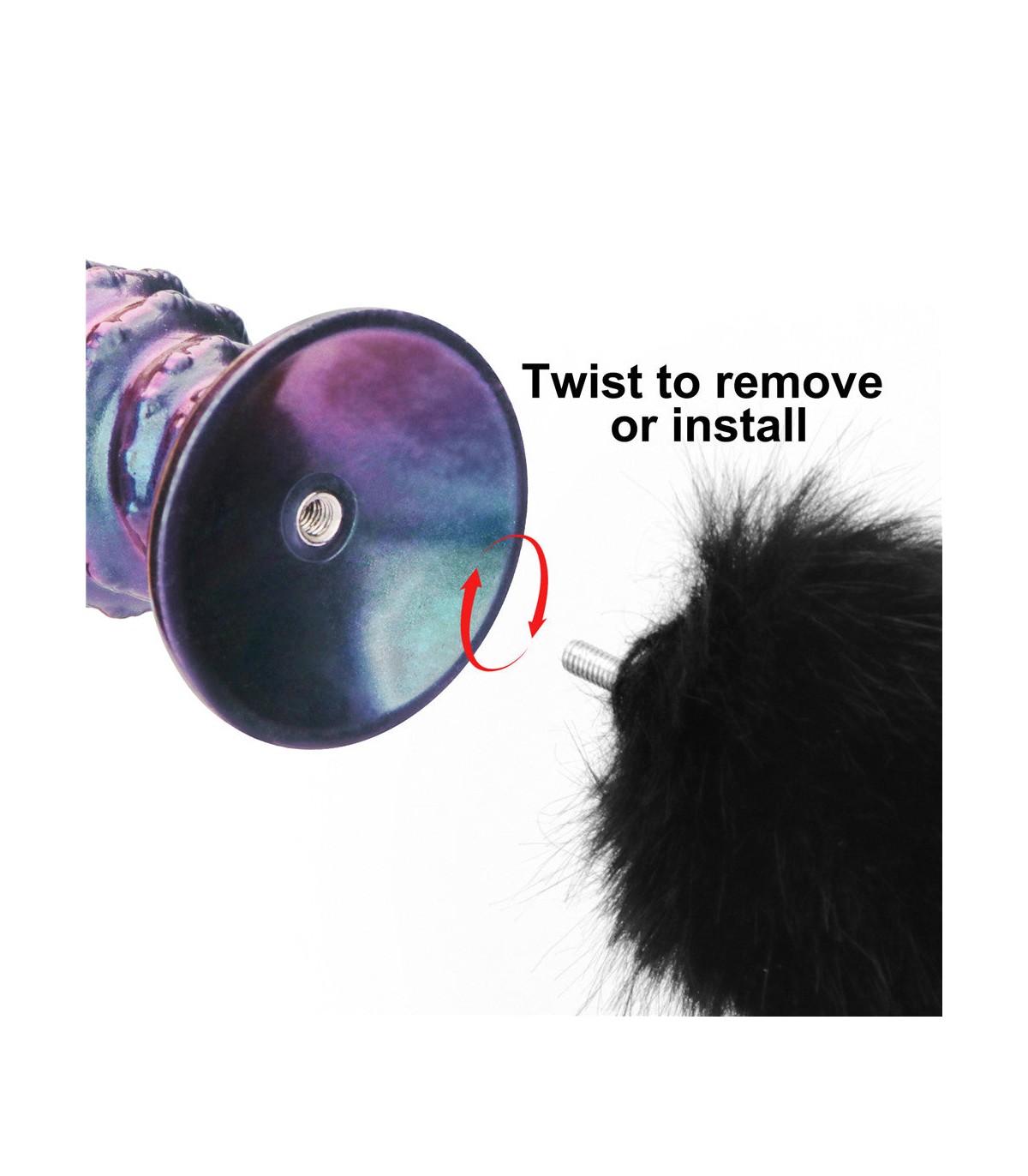 Plug Anal Brillant Misty Tail