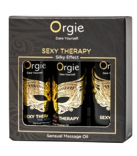 Coffret 3 Huiles de Massage Orgie Sexy Therapy