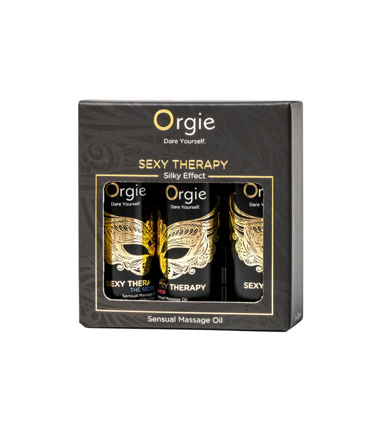 Coffret 3 Huiles de Massage Orgie Sexy Therapy