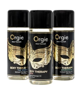 Coffret 3 Huiles de Massage Orgie Sexy Therapy