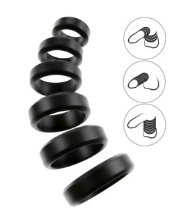 Lot de 6 Anneaux Extensible Cock & Ball