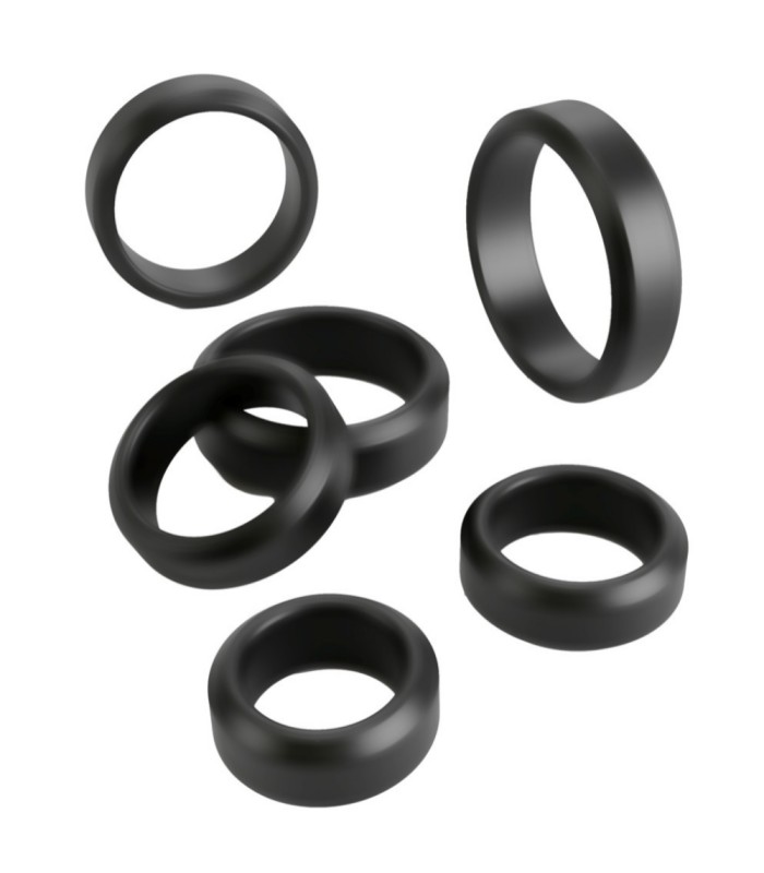 Lot de 6 Anneaux Extensible Cock & Ball