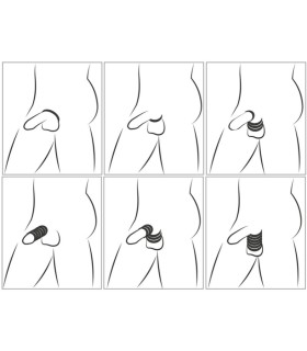 Lot de 6 Anneaux Extensible Cock & Ball