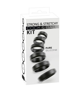 Lot de 6 Anneaux Extensible Cock & Ball