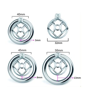 Cage de Chasteté avec Plug Urétral Hexy