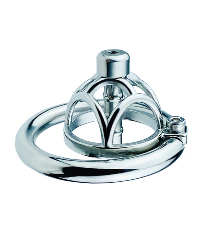 Cage de Chasteté avec Plug Urétral Hexy