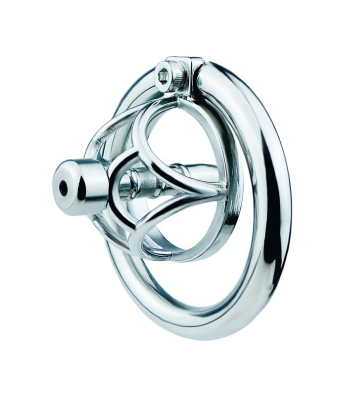Cage de Chasteté avec Plug Urétral Hexy