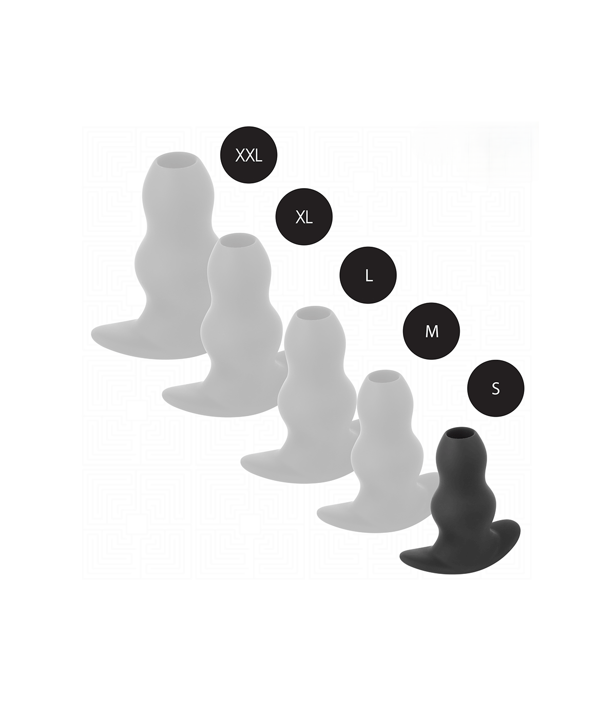 Plug Tunnel Anal Silicone 3,5cm