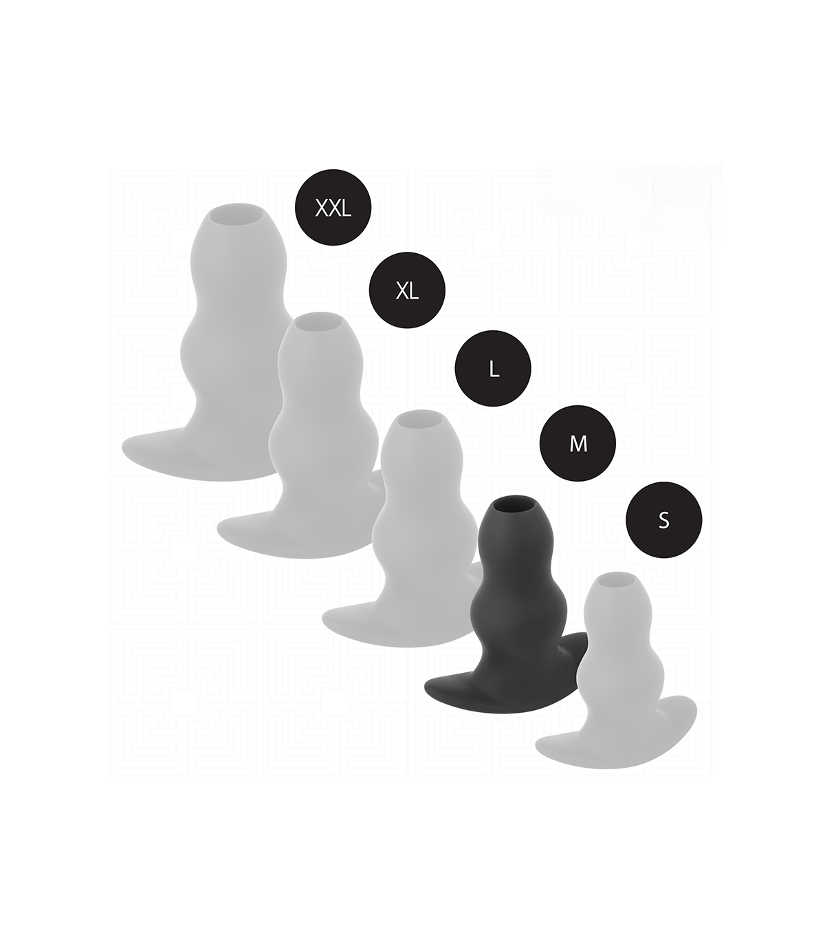 Plug Tunnel Anal Silicone 4,5cm