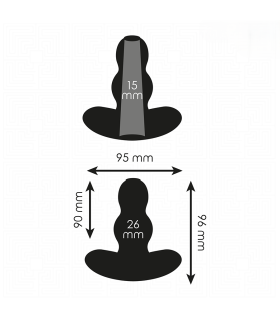 Plug Tunnel Anal Silicone 4,5cm