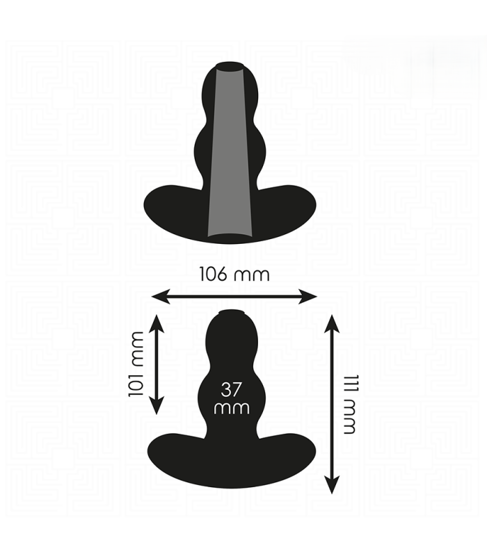 Plug Tunnel Anal Silicone 5cm