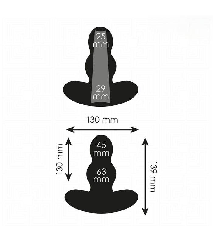 Plug Tunnel Anal Silicone 5cm