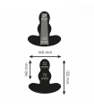 Plug Tunnel Anal Silicone 7,2cm