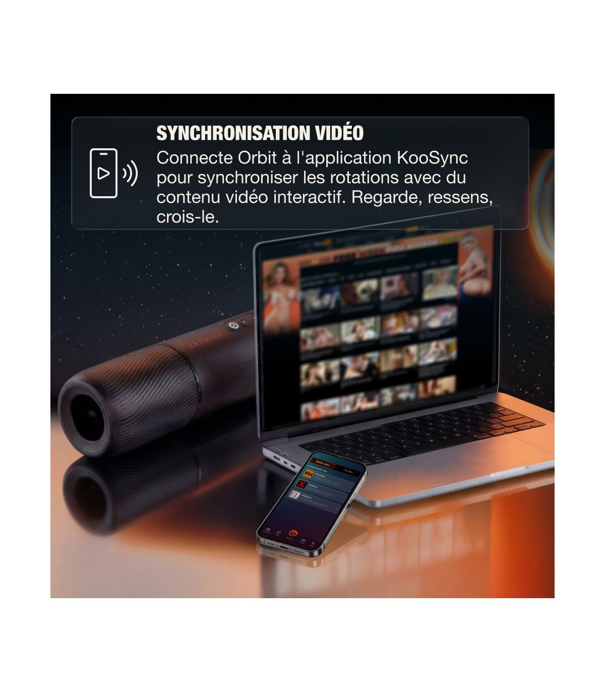 Masturbateur Koosync App Arcwave Orbit