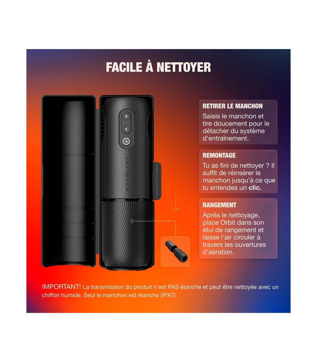 Masturbateur Koosync App Arcwave Orbit