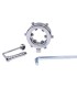 Anneau de Gland CBT avec Plug Urètre 7mm