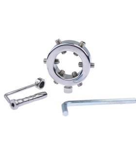 Anneau de Gland CBT avec Plug Urètre 7mm