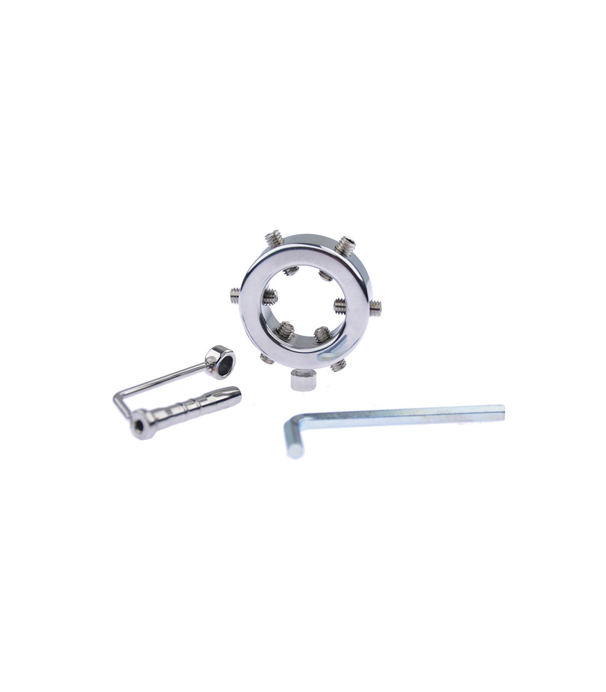 Anneau de Gland CBT avec Plug Urètre 7mm