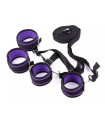 Attaches Violettes de Lit BDSM