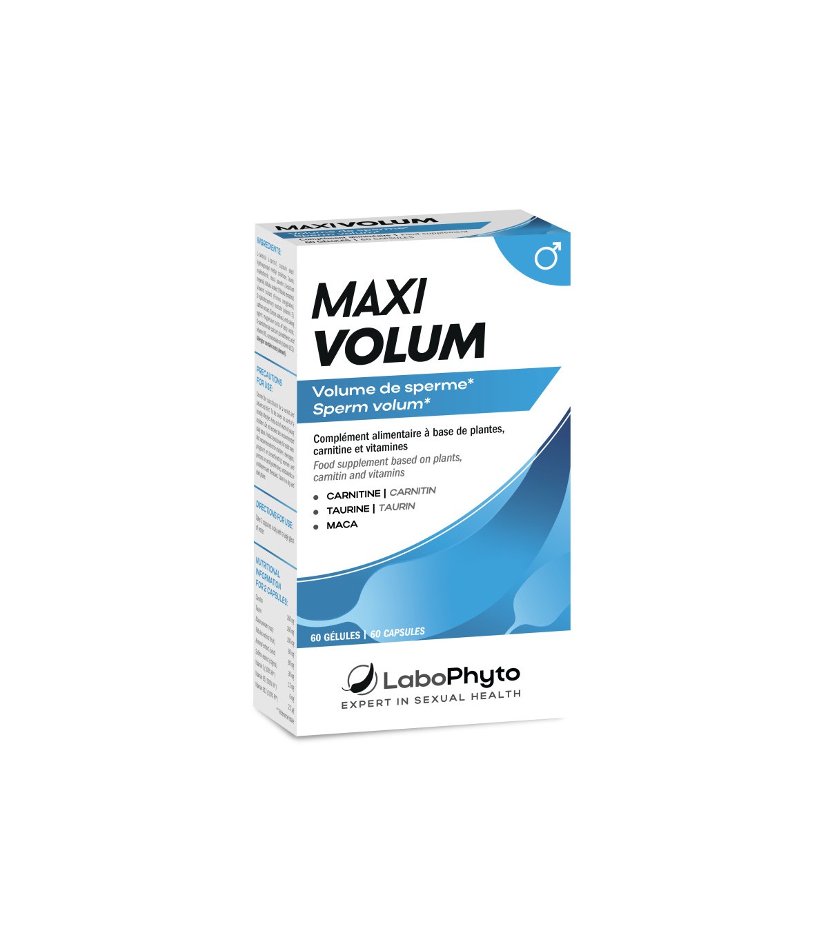 Maxi Volum Sperme 60 Gélules Labophyto Homme