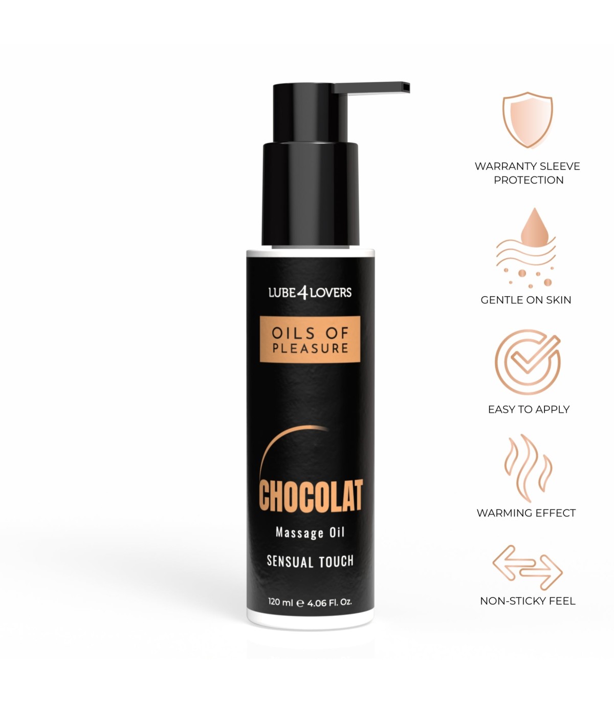 Huile de Massage Oils Of Pleasure chocolat