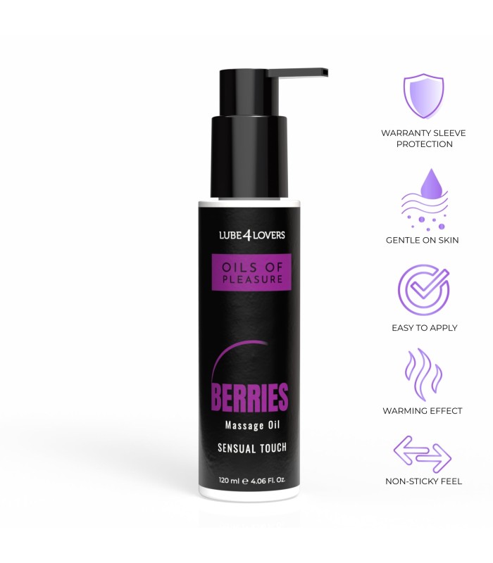 Huile de Massage Oils Of Pleasure baie de fruit