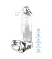 Gode Réaliste en Verre Toyjoy transparent