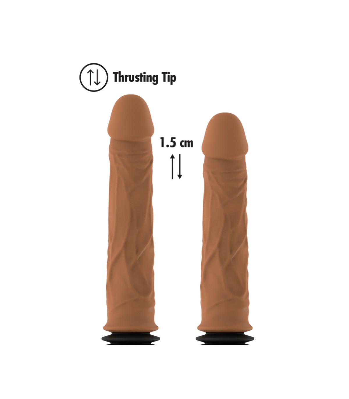 Vibromasseur Ultra Réaliste à Mouvements Vibrants