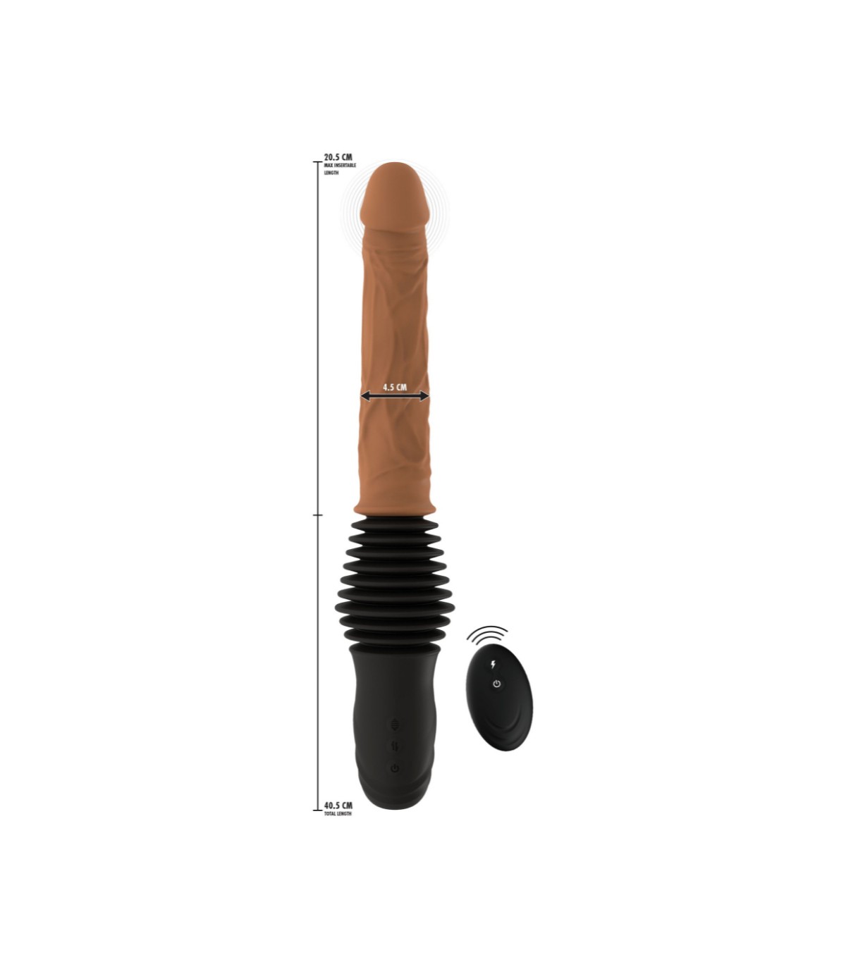 Vibromasseur Ultra Réaliste à Mouvements Vibrants