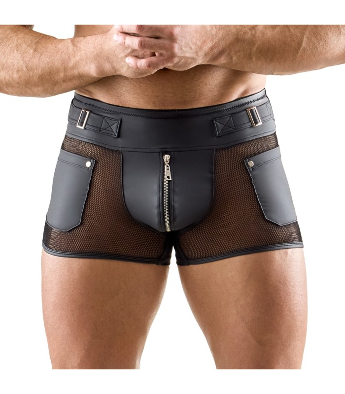 Boxer Sexy Résille et Wetlook Mat Svenjoyment