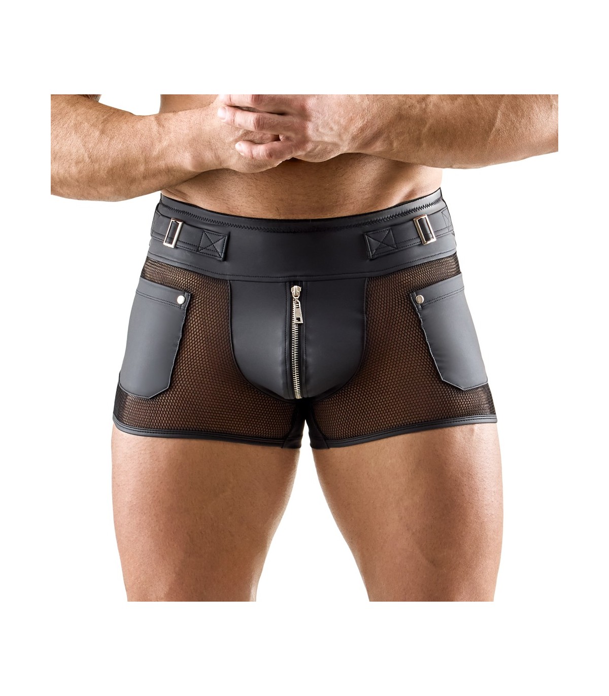 Boxer Sexy Résille et Wetlook Mat Svenjoyment