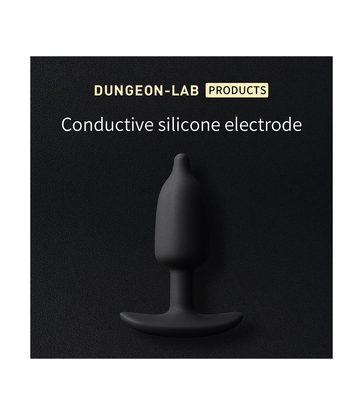 Plug Électrostimulation en Silicone Noir