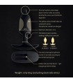 Plug Électrostimulation en Silicone Noir