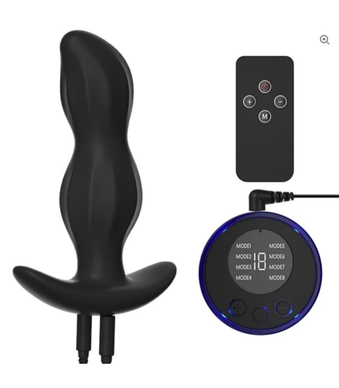 Plug Anal Électro avec Boîtier Player E-Stim
