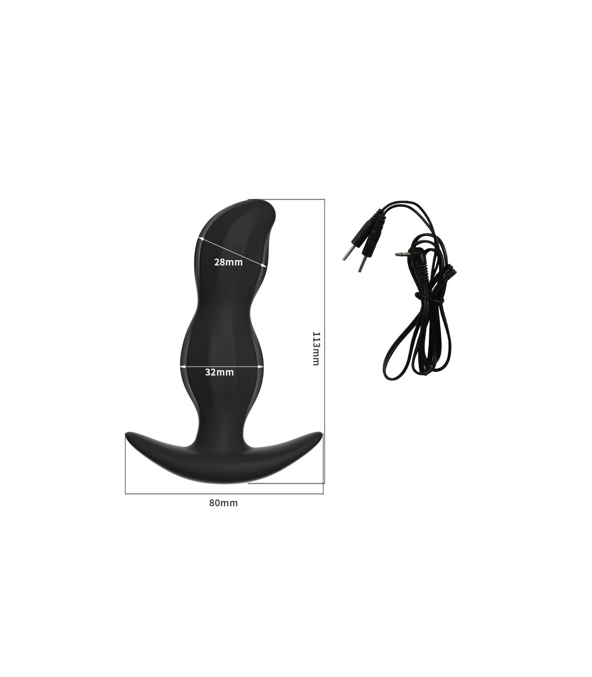 Plug Anal Électro avec Boîtier Player E-Stim