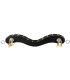 Humbler noir avec cadenas Zado en cuir