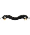 Humbler noir avec cadenas Zado en cuir