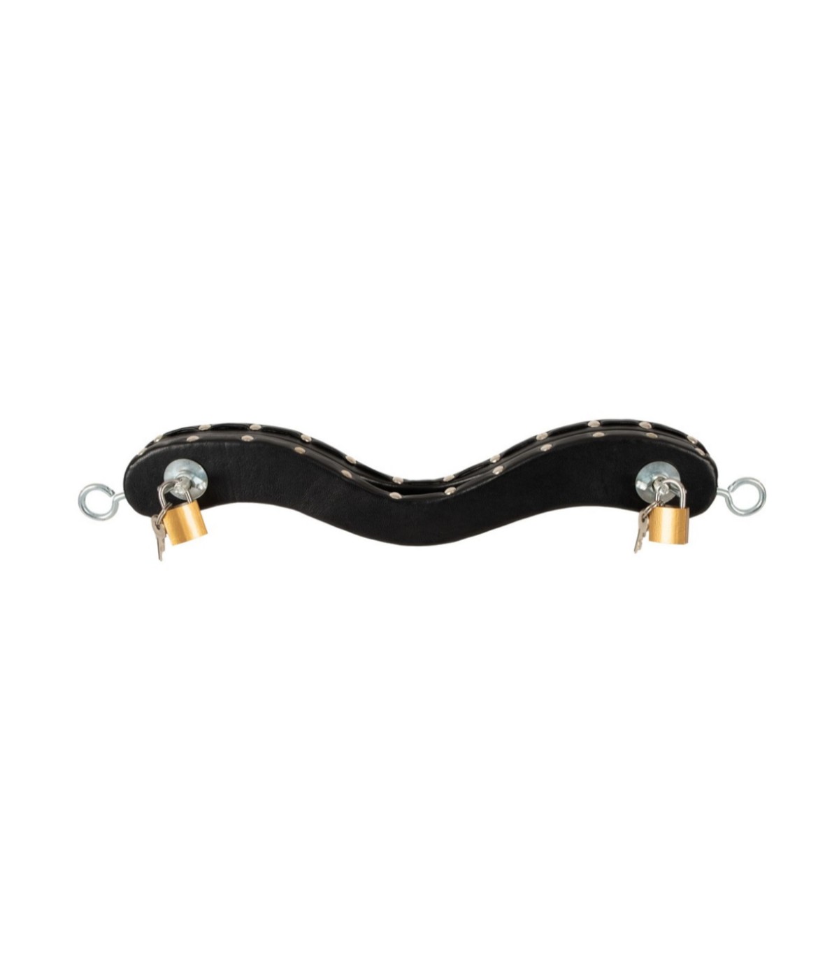 Humbler noir avec cadenas Zado en cuir