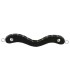 Humbler BDSM Zado noir en bois recouvert de cuir