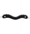 Humbler BDSM Zado noir en bois recouvert de cuir