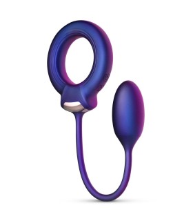 Cockring à plug vibrant Eclipse Hueman