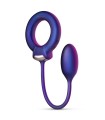 Cockring à plug vibrant Eclipse Hueman