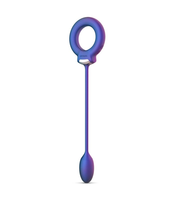 Cockring plug anal vibrant silicone Hueman