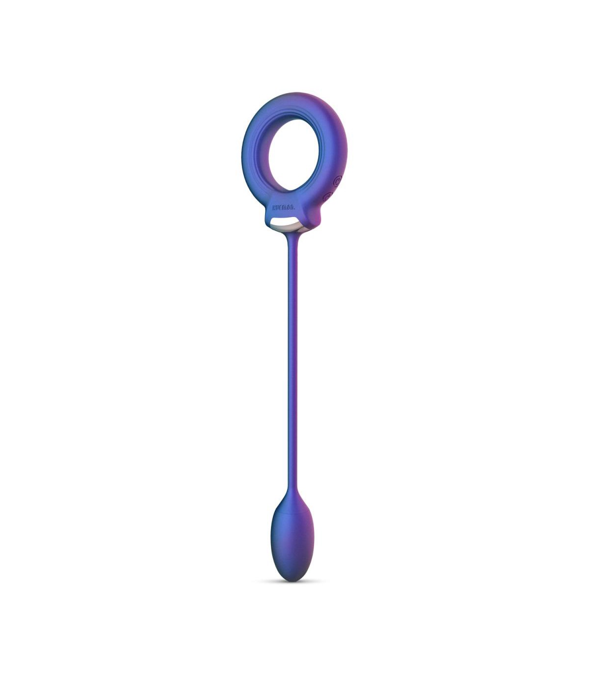 Cockring plug anal vibrant silicone Hueman