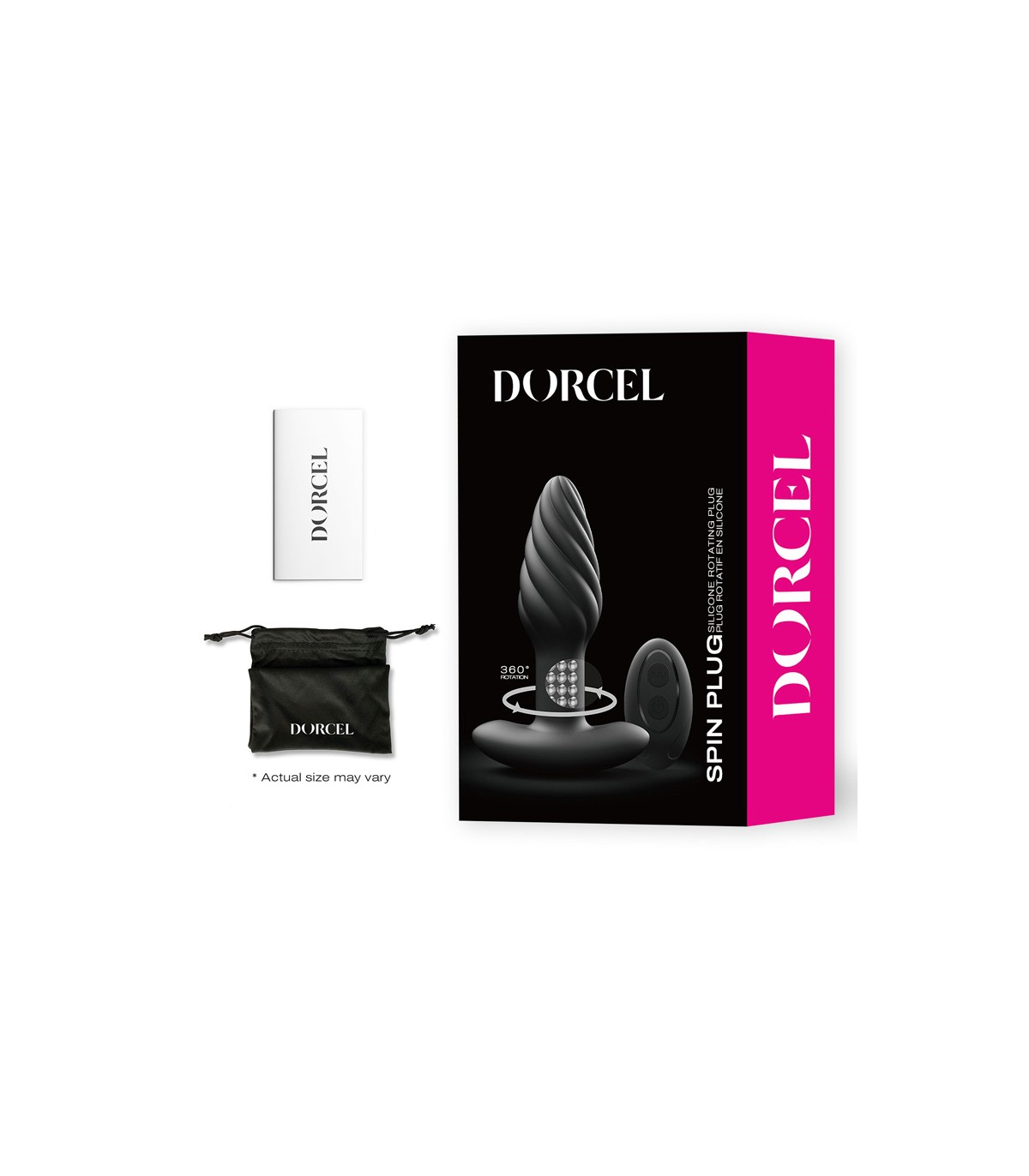 Plug rotatif et vibrant Spin Plug Dorcel