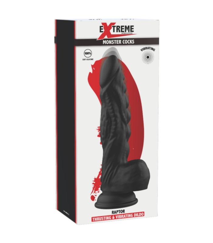 Gode Monstre Silicone Vibrant Raptor 16x5cm