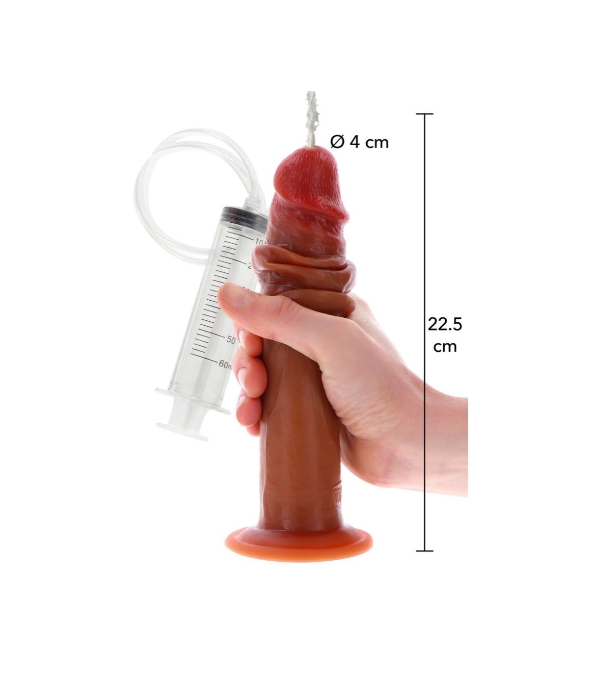 Gode Réaliste Peau Rétractable Éjaculation