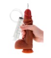 Gode gicleur avec testicules Get Real Dong