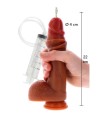 dimensions du Gode Gicleur avec Testicules Get Real Dong