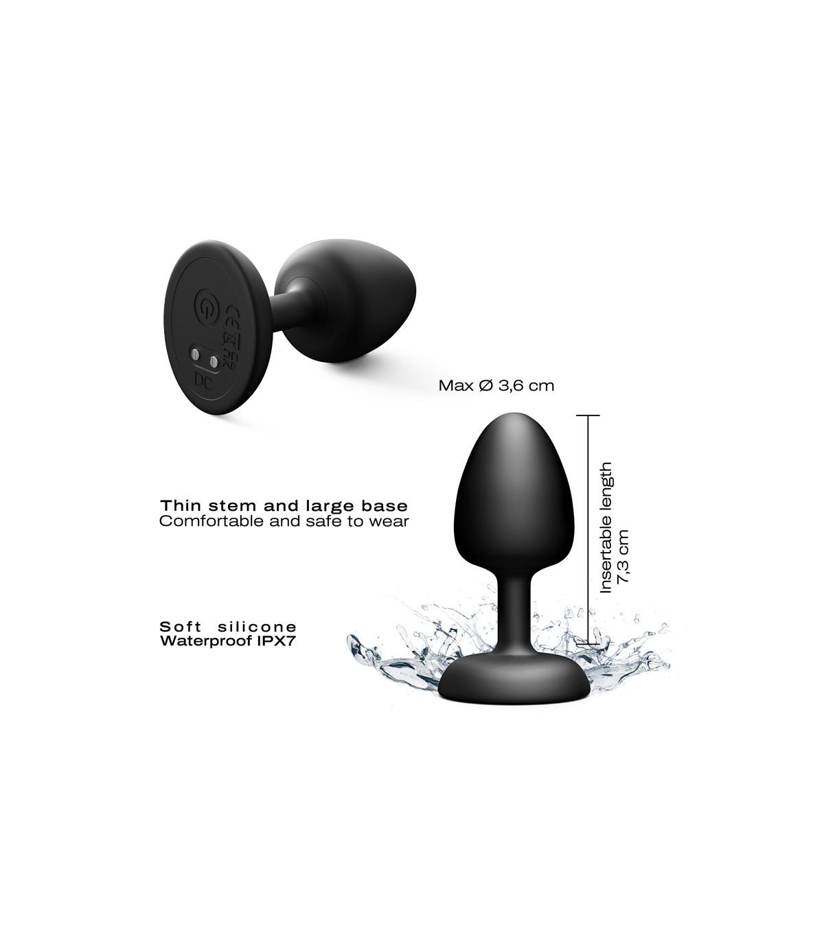 Geisha Plug Infinite M Dorcel en silicone